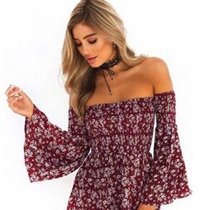 Boho Flare Sleeve Shirt
